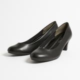 ブラック | ラウンドトゥ 5.5cmヒールフォーマルパンプス | DEMETER