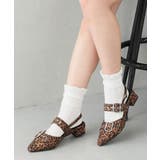 レオパード | 【26年春夏再販】ポインテッドトゥ バックルベルト ストラップパンプス | DEMETER