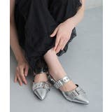 【26年春夏再販】ポインテッドトゥ バックルベルト ストラップパンプス | DEMETER | 詳細画像14 