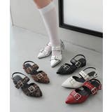 【26年春夏再販】ポインテッドトゥ バックルベルト ストラップパンプス | DEMETER | 詳細画像25 