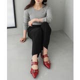 【26年春夏再販】ポインテッドトゥ バックルベルト ストラップパンプス | DEMETER | 詳細画像28 