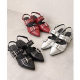 【26年春夏再販】ポインテッドトゥ バックルベルト ストラップパンプス | DEMETER | 詳細画像59 