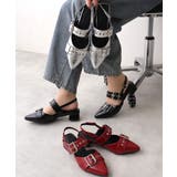 【26年春夏再販】ポインテッドトゥ バックルベルト ストラップパンプス | DEMETER | 詳細画像73 