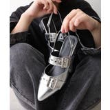 【26年春夏再販】ポインテッドトゥ バックルベルト ストラップパンプス | DEMETER | 詳細画像83 