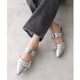 【26年春夏再販】ポインテッドトゥ バックルベルト ストラップパンプス | DEMETER | 詳細画像84 