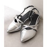 【25年秋冬新作】ポインテッドトゥ クロスデザイン ストラップパンプス | DEMETER | 詳細画像12 