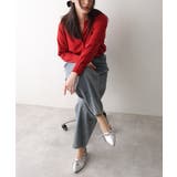 【25年秋冬新作】ポインテッドトゥ クロスデザイン ストラップパンプス | DEMETER | 詳細画像15 