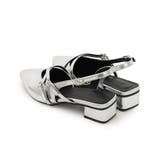 【25年秋冬新作】ポインテッドトゥ クロスデザイン ストラップパンプス | DEMETER | 詳細画像44 