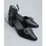 【26年春夏新作】ポインテッドトゥ アンクルストラップ セパレートパンプス | DEMETER | 詳細画像4 