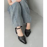 【26年春夏新作】ポインテッドトゥ アンクルストラップ セパレートパンプス | DEMETER | 詳細画像5 