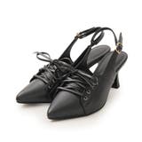 【26年春夏新作】ポインテッドトゥ レースアップ バックストラップ パンプス | DEMETER | 詳細画像34 