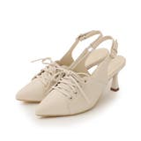 【26年春夏新作】ポインテッドトゥ レースアップ バックストラップ パンプス | DEMETER | 詳細画像35 