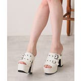 【26年春夏新作】厚底太ヒール オープントゥ バックルダブルベルト | DEMETER | 詳細画像12 