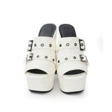 【26年春夏新作】厚底太ヒール オープントゥ バックルダブルベルト | DEMETER | 詳細画像56 