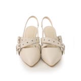 【26年春夏新作】ポインテッドトゥ クロスベルト バックストラップ パンプス | DEMETER | 詳細画像34 