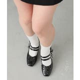 【26年春夏新作】スクエアトゥ ビジューバックル リボンパンプス | DEMETER | 詳細画像5 