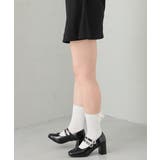 【26年春夏新作】スクエアトゥ ビジューバックル リボンパンプス | DEMETER | 詳細画像7 