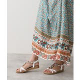 【25年春夏新作】エスニック調 ゴールドパーツ リゾートサンダル | DEMETER | 詳細画像25 