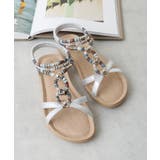 【25年春夏新作】エスニック調 ゴールドパーツ リゾートサンダル | DEMETER | 詳細画像37 