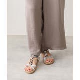 【25年春夏新作】エスニック調 ゴールドパーツ リゾートサンダル | DEMETER | 詳細画像41 