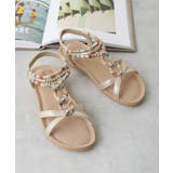 【25年春夏新作】エスニック調 ゴールドパーツ リゾートサンダル | DEMETER | 詳細画像58 