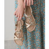 【25年春夏新作】エスニック調 ゴールドパーツ リゾートサンダル | DEMETER | 詳細画像59 