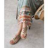 【25年春夏新作】エスニック調 ゴールドパーツ リゾートサンダル | DEMETER | 詳細画像61 