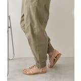 【25年春夏新作】エスニック調 ゴールドパーツ リゾートサンダル | DEMETER | 詳細画像70 