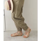 【25年春夏新作】エスニック調 ゴールドパーツ リゾートサンダル | DEMETER | 詳細画像71 