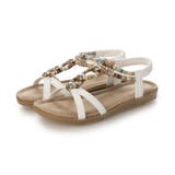 【25年春夏新作】エスニック調 ゴールドパーツ リゾートサンダル | DEMETER | 詳細画像75 