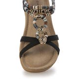 【25年春夏新作】エスニック調 ゴールドパーツ リゾートサンダル | DEMETER | 詳細画像82 