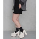 【26年春夏新作】厚底 プラットフォーム ローファーパンプス | DEMETER | 詳細画像16 