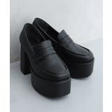 【26年春夏新作】厚底 プラットフォーム ローファーパンプス | DEMETER | 詳細画像4 