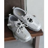 【26年春夏新作】ベルクロ 素材MIX レースアップスニーカー | DEMETER | 詳細画像11 