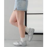 【26年春夏新作】ベルクロ 素材MIX レースアップスニーカー | DEMETER | 詳細画像17 