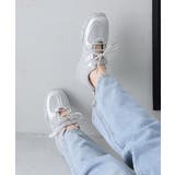 【26年春夏新作】ベルクロ 素材MIX レースアップスニーカー | DEMETER | 詳細画像22 