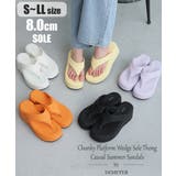 【26年春夏新作】厚底 ウェッジソール トングサンダル | DEMETER | 詳細画像1 