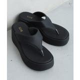 【26年春夏新作】厚底 ウェッジソール トングサンダル | DEMETER | 詳細画像3 