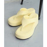 【26年春夏新作】厚底 ウェッジソール トングサンダル | DEMETER | 詳細画像42 