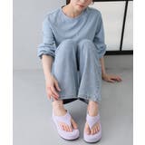 【26年春夏新作】厚底 ウェッジソール トングサンダル | DEMETER | 詳細画像53 