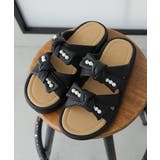 【26年春夏新作】パールリボン ダブルベルト サンダル | DEMETER | 詳細画像3 