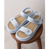 【26年春夏新作】厚底 ダブルソール ビジュー ベルクロ スポーツサンダル | DEMETER | 詳細画像17