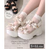 【26年春夏新作】厚底 リボンデザイン ベルクロ スポーツサンダル | DEMETER | 詳細画像1 