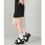 【26年春夏新作】厚底 リボンデザイン ベルクロ スポーツサンダル | DEMETER | 詳細画像38 