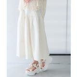 【26年春夏新作】厚底 リボンデザイン ベルクロ スポーツサンダル | DEMETER | 詳細画像45 