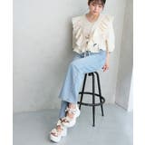 【26年春夏新作】厚底 リボンデザイン ベルクロ スポーツサンダル | DEMETER | 詳細画像50 