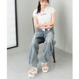 【26年春夏新作】厚底 リボンデザイン ベルクロ スポーツサンダル | DEMETER | 詳細画像56 