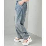 【26年春夏新作】厚底 リボンデザイン ベルクロ スポーツサンダル | DEMETER | 詳細画像58 