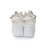 【26年春夏新作】厚底 リボンデザイン ベルクロ スポーツサンダル | DEMETER | 詳細画像67 