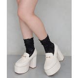 オフホワイト | 【26年春夏新作】厚底 プラットフォーム ビット付き ローファーパンプス | DEMETER